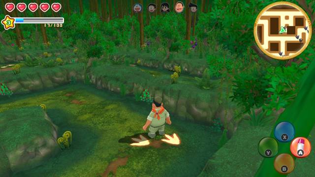 【のび太の新恐竜】谷底の大森林 攻略 1回目 足あと⑦